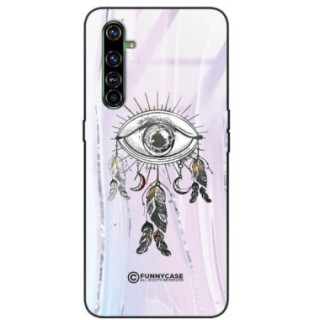 ETUI BLACK CASE GLASS NA TELEFON REALME X50 PRO OKO AZTEKÓW