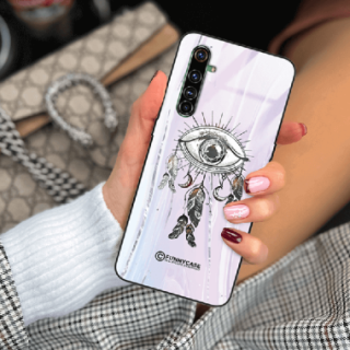 ETUI BLACK CASE GLASS NA TELEFON REALME X50 PRO OKO AZTEKÓW