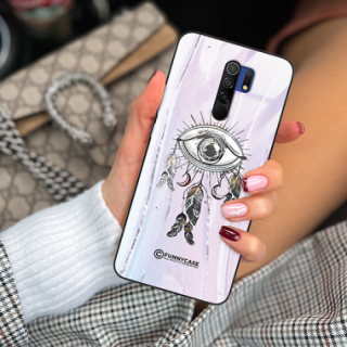 ETUI BLACK CASE GLASS NA TELEFON XIAOMI REDMI 9 OKO AZTEKÓW