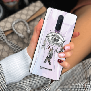 ETUI BLACK CASE GLASS NA TELEFON ONEPLUS 8 OKO AZTEKÓW