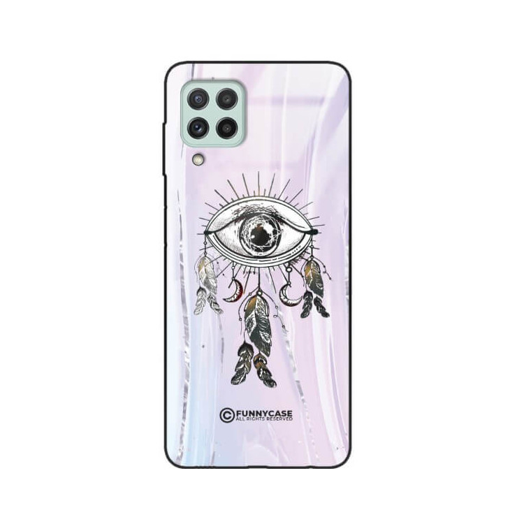 ETUI BLACK CASE GLASS NA TELEFON SAMSUNG GALAXY A22 4G / M22 4G OKO AZTEKÓW