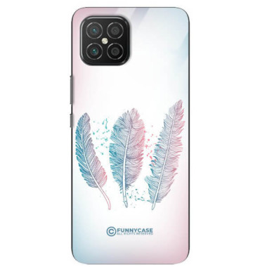 ETUI BLACK CASE GLASS NA TELEFON HUAWEI NOVA 8 SE PIÓRA BOHO