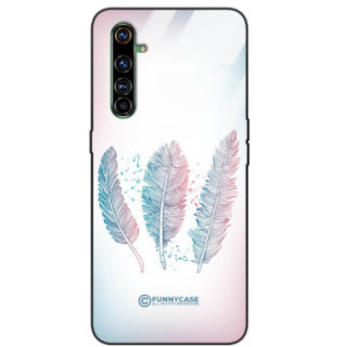 ETUI BLACK CASE GLASS NA TELEFON REALME X50 PRO PIÓRA BOHO