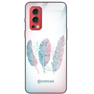 ETUI BLACK CASE GLASS NA TELEFON ONEPLUS NORD 2 PIÓRA BOHO