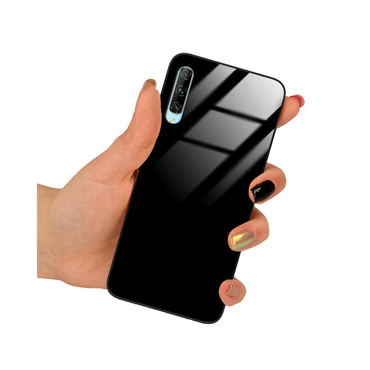 ETUI BLACK CASE GLASS NA TELEFON HUAWEI Y9S / HONOR 9X PRO CZARNY