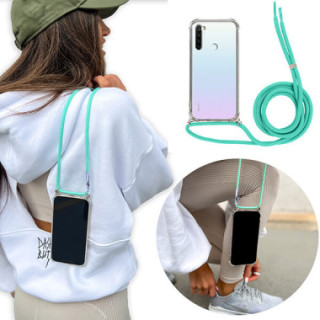 Crossbody Etui do XIAOMI REDMI NOTE 8T Ochronne Turkusowy Sznurek