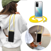 Crossbody Etui do XIAOMI REDMI 10 Ochronne Żółty Sznurek