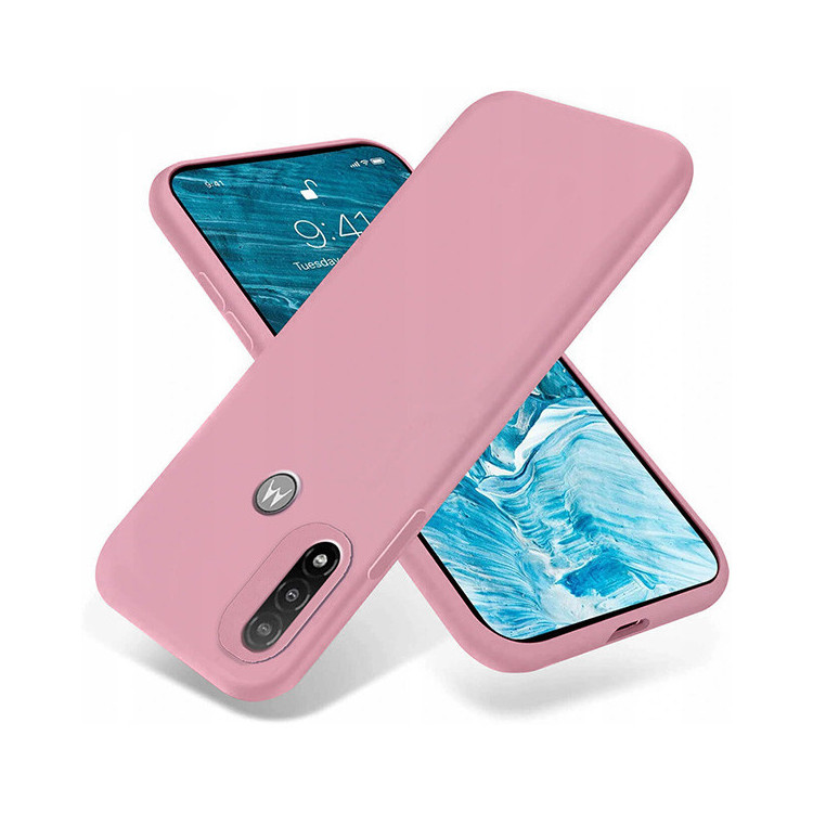 ETUI METALLIC NA TELEFON  MOTOROLA MOTO E20 4G RÓŻOWY