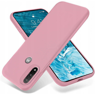 ETUI METALLIC NA TELEFON  MOTOROLA MOTO E20 4G RÓŻOWY