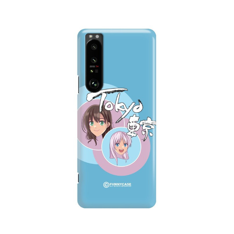 ETUI CLEAR NA TELEFON SONY XPERIA 1 III ANIME-3