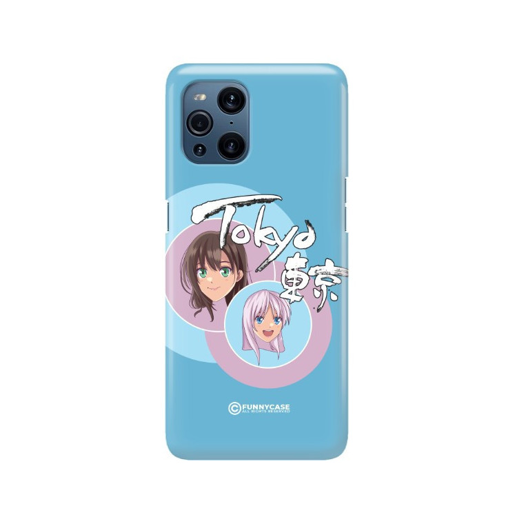 ETUI CLEAR NA TELEFON OPPO FIND X3 / X3 PRO ANIME-3