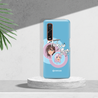 ETUI CLEAR NA TELEFON OPPO FIND X2 PRO ANIME-3