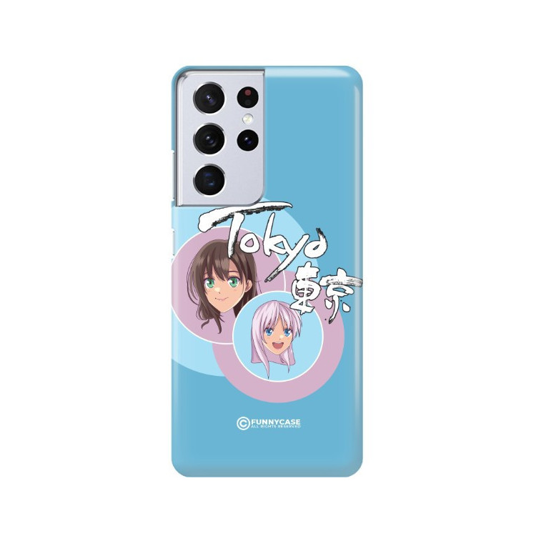 ETUI CLEAR NA TELEFON SAMSUNG GALAXY S21 ULTRA ANIME-3