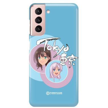 ETUI CLEAR NA TELEFON SAMSUNG GALAXY S21 ANIME-3