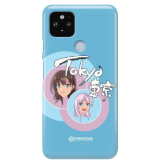 ETUI CLEAR NA TELEFON GOOGLE PIXEL 5XL ANIME-3