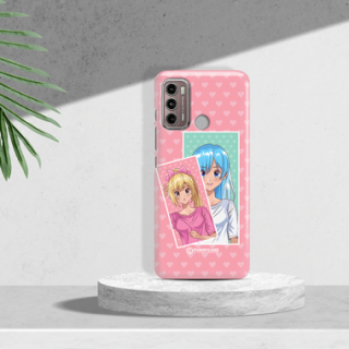 ETUI CLEAR NA TELEFON MOTOROLA MOTO G60 / G40 FUSION ANIME-4