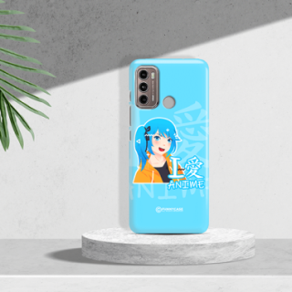 ETUI CLEAR NA TELEFON MOTOROLA MOTO G60 / G40 FUSION ANIME-6