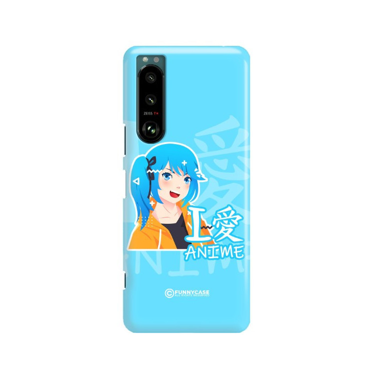 ETUI CLEAR NA TELEFON SONY XPERIA 5 III ANIME-6