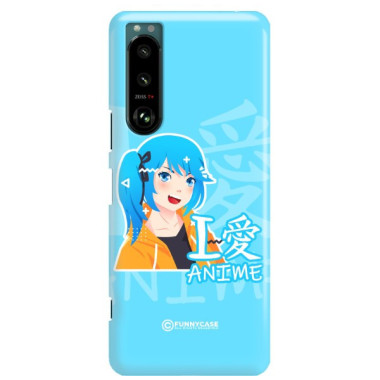 ETUI CLEAR NA TELEFON SONY XPERIA 5 III ANIME-6