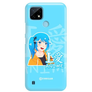 ETUI CLEAR NA TELEFON REALME C21 ANIME-6