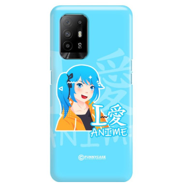 ETUI CLEAR NA TELEFON OPPO A94 5G / F19 PRO PLUS 5G / RENO 5Z ANIME-6