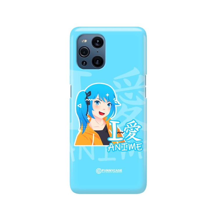 ETUI CLEAR NA TELEFON OPPO FIND X3 / X3 PRO ANIME-6