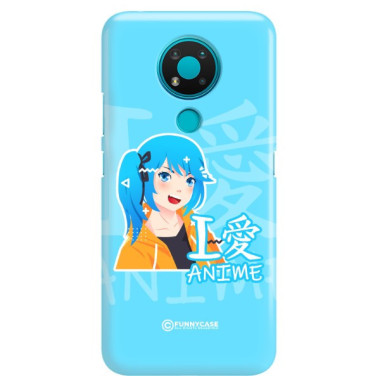 ETUI CLEAR NA TELEFON NOKIA 3,4 ANIME-6