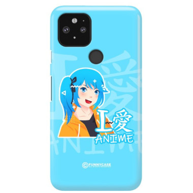 ETUI CLEAR NA TELEFON GOOGLE PIXEL 5 ANIME-6