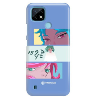 ETUI CLEAR NA TELEFON REALME C21 ANIME-7