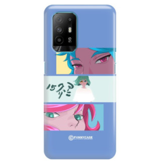 ETUI CLEAR NA TELEFON OPPO A94 5G / F19 PRO PLUS 5G / RENO 5Z ANIME-7