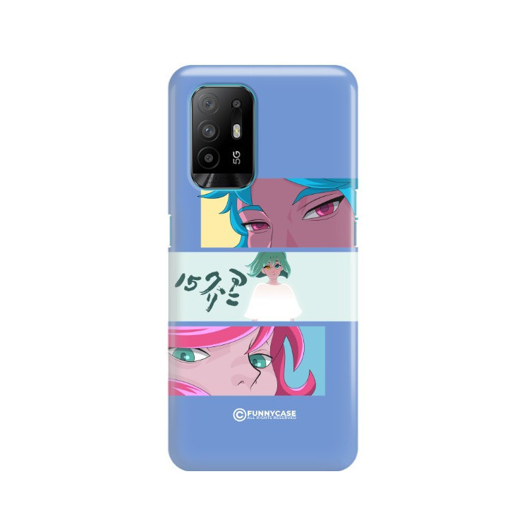 ETUI CLEAR NA TELEFON OPPO A94 5G / F19 PRO PLUS 5G / RENO 5Z ANIME-7