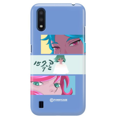 ETUI CLEAR NA TELEFON SAMSUNG GALAXY M01 ANIME-7