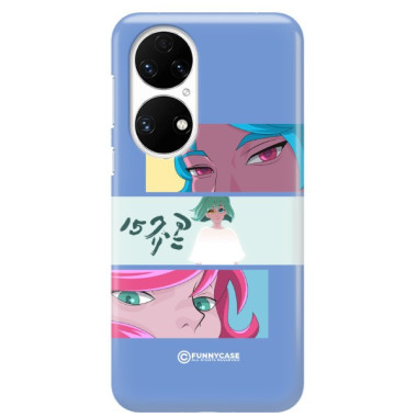 ETUI CLEAR NA TELEFON HUAWEI P50 ANIME-7