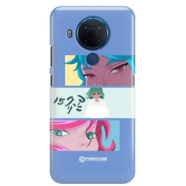 ETUI CLEAR NA TELEFON NOKIA 5,4 ANIME-7