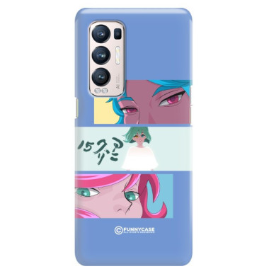 ETUI CLEAR NA TELEFON OPPO RENO 5 PRO PLUS 5G ANIME-7