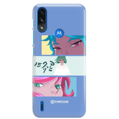 ETUI CLEAR NA TELEFON MOTOROLA MOTO E7 POWER ANIME-7