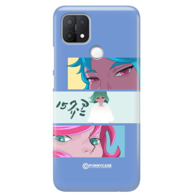 ETUI CLEAR NA TELEFON OPPO A15 / A15S ANIME-7