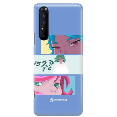 ETUI CLEAR NA TELEFON SONY XPERIA 1 II ANIME-7