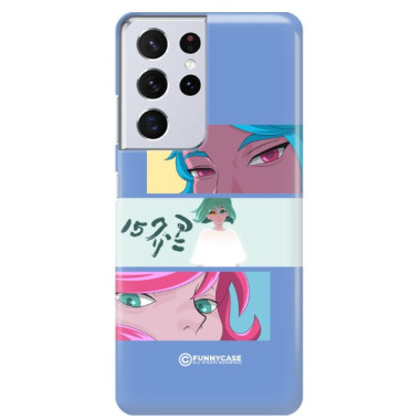 ETUI CLEAR NA TELEFON SAMSUNG GALAXY S21 ULTRA ANIME-7