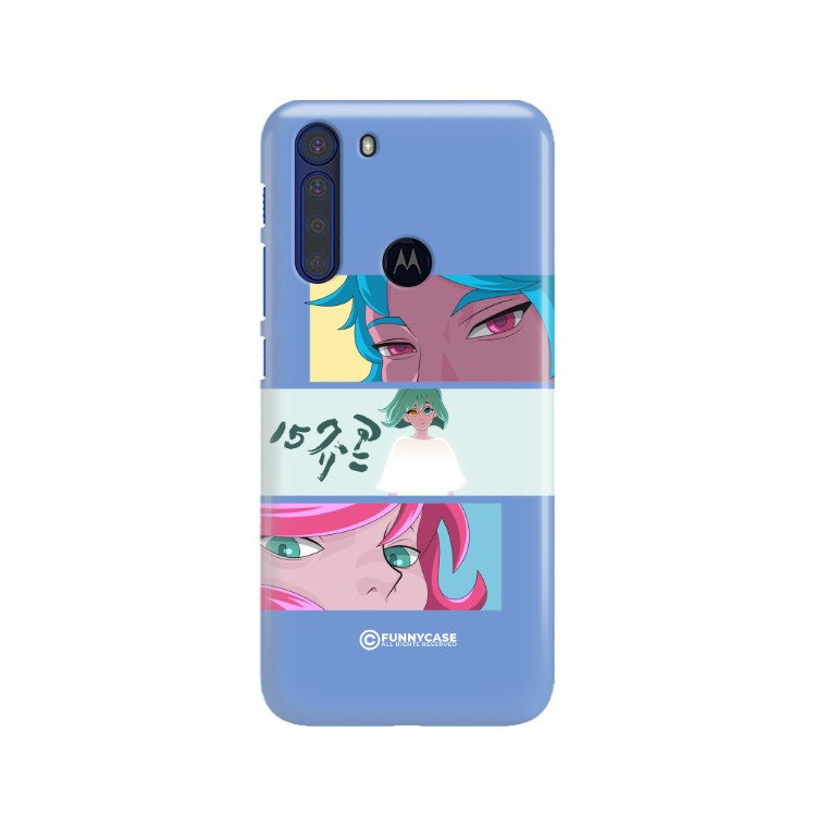 ETUI CLEAR NA TELEFON MOTOROLA ONE FUSION ANIME-7