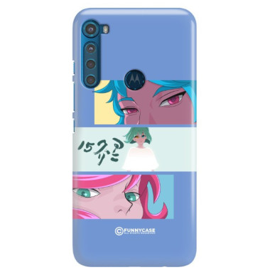 ETUI CLEAR NA TELEFON MOTOROLA ONE FUSION PLUS ANIME-7