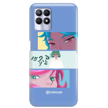 ETUI CLEAR NA TELEFON REALME 8I ANIME-7