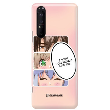 ETUI CLEAR NA TELEFON SONY XPERIA 1 II ANIME-8