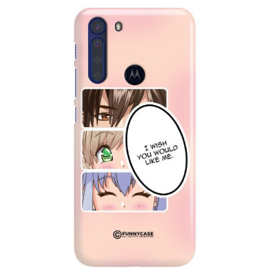 ETUI CLEAR NA TELEFON MOTOROLA ONE FUSION ANIME-8