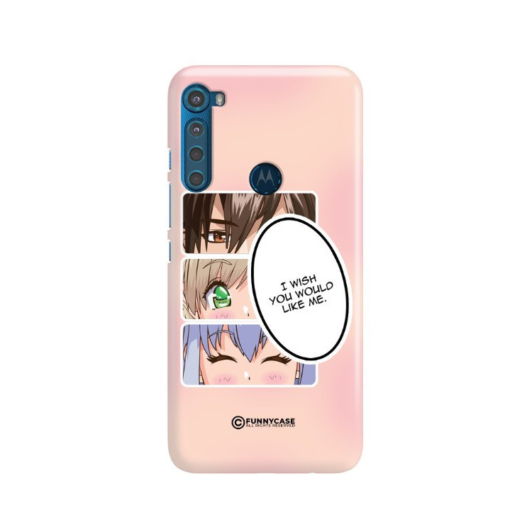 ETUI CLEAR NA TELEFON MOTOROLA ONE FUSION PLUS ANIME-8