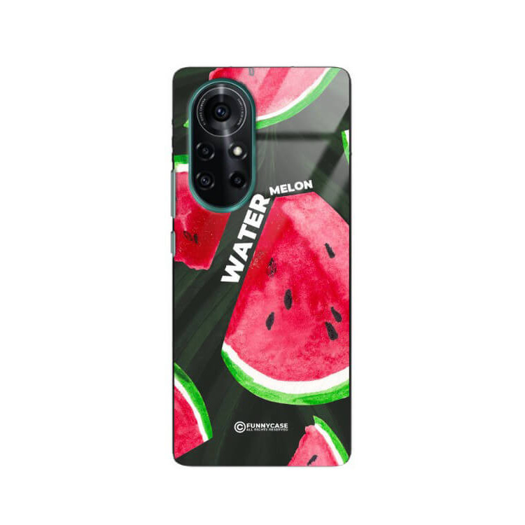 ETUI BLACK CASE GLASS NA TELEFON HUAWEI NOVA 8 PRO ARBUZ