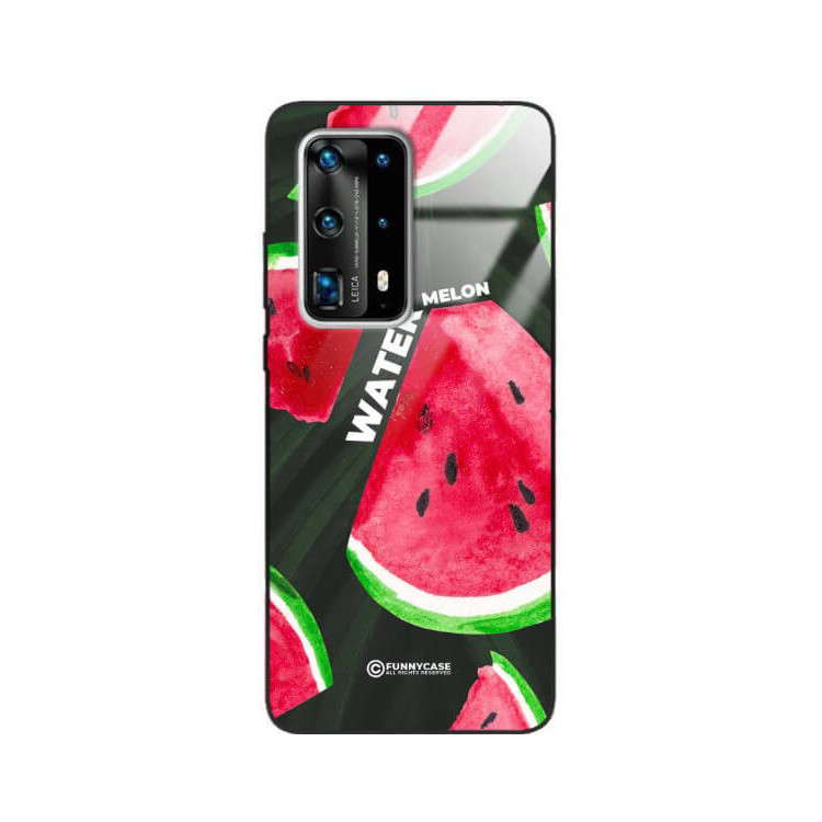 ETUI BLACK CASE GLASS NA TELEFON HUAWEI P40 PRO PLUS ARBUZ