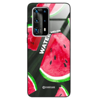 ETUI BLACK CASE GLASS NA TELEFON HUAWEI P40 PRO PLUS ARBUZ