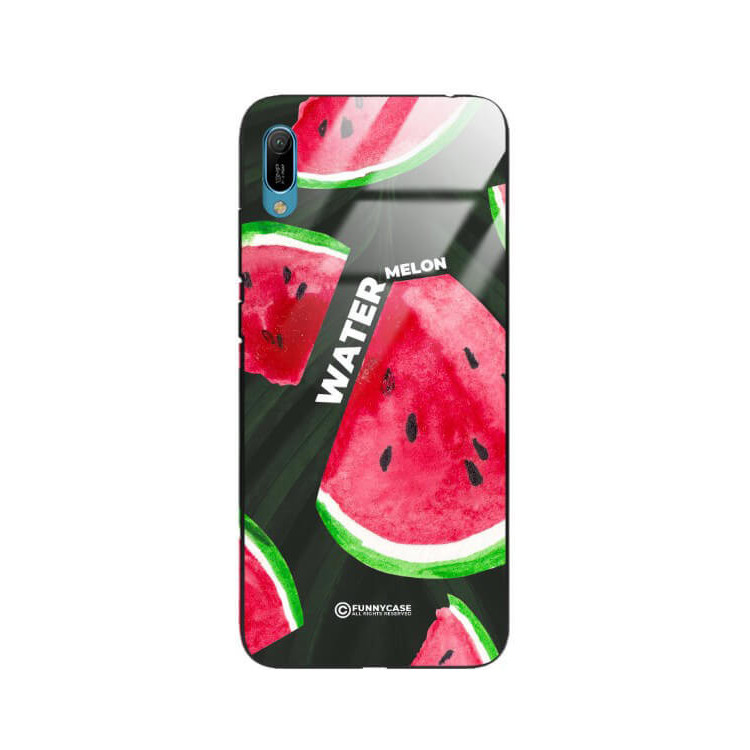 ETUI BLACK CASE GLASS NA TELEFON HUAWEI Y6 2019 ARBUZ