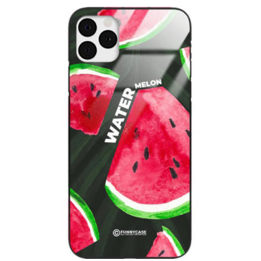 ETUI BLACK CASE GLASS NA TELEFON APPLE IPHONE 11 PRO MAX ARBUZ